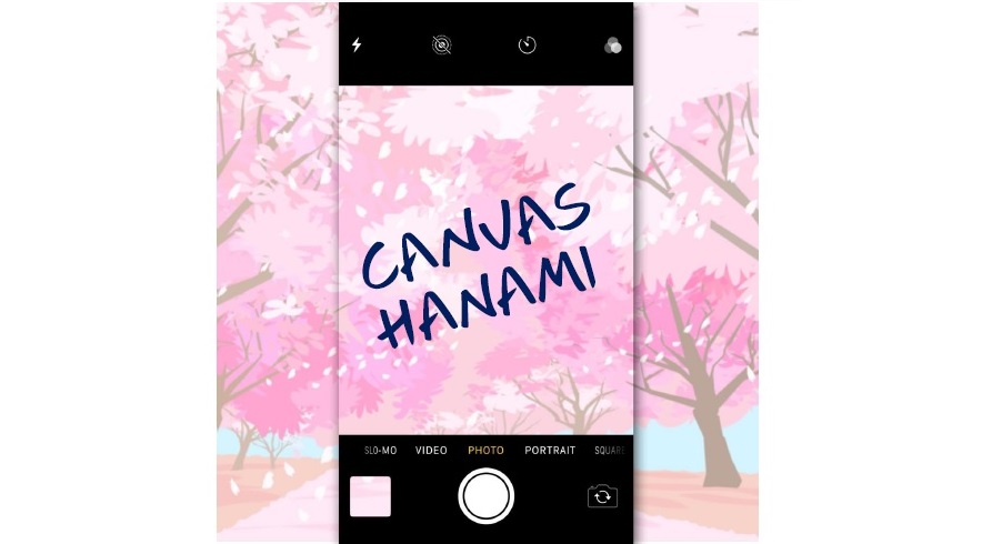 An online event “CANVAS HANAMI”